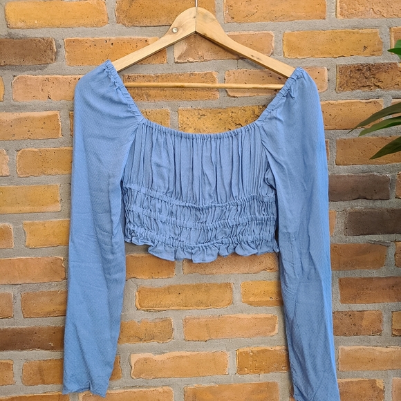 Urban Outfitters blouse, XS, blue - Picture 1 of 4